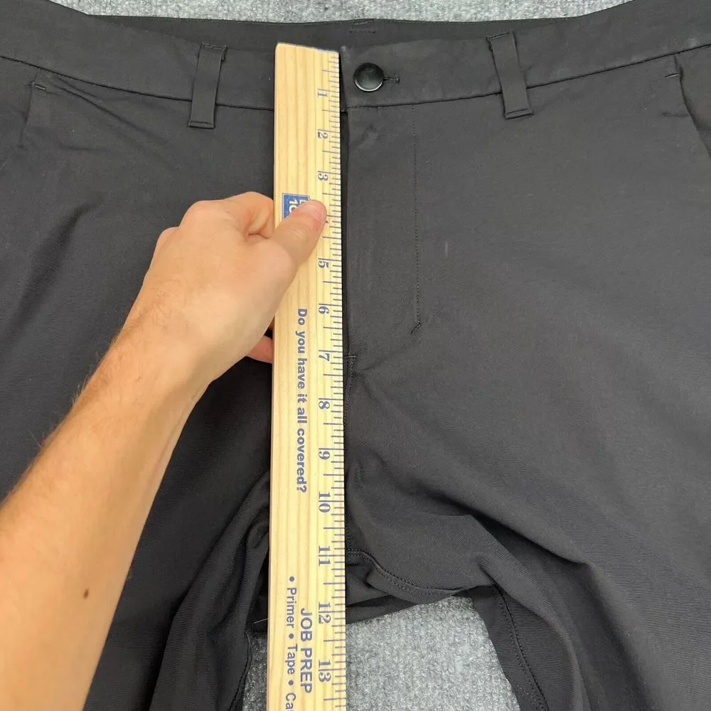 Lululemon Men's Commission Slim Fit Pants Warpstreme Obsidian Size 34x32 LM5ADBT